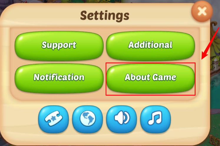 click about game button